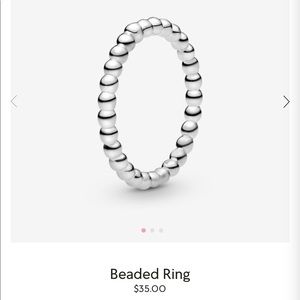 Beaded ring from Pandora!